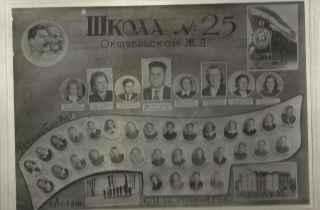 Школа №25 Октябрьской ж/д, 1952 г. Выпускники…