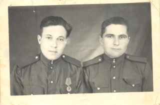 слева Рубачев Борис Константинович 1950 год
