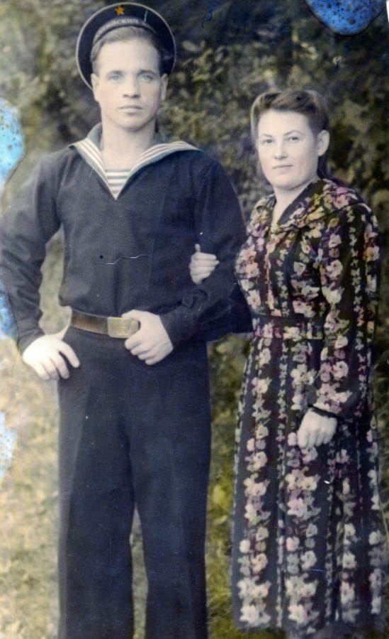 Василий Петрович с женой Галиной