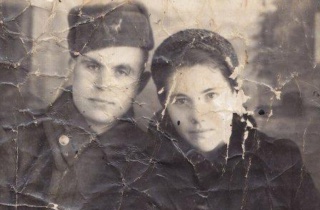 Анна Николаевна с мужем гор. Кимовск, 1955…